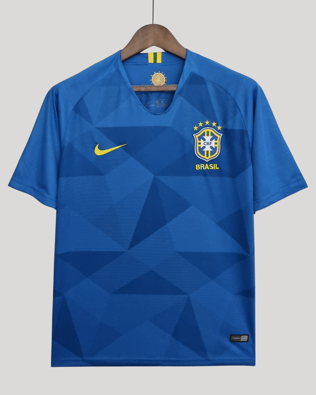 Brasil - Jersey Retro Visita Mundial Rusia 2018