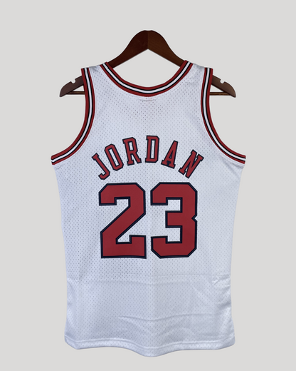 Michael Jordan - Chicago Bulls 1997/98 Jersey Blanco "The Last Dance" Mitchell & Ness