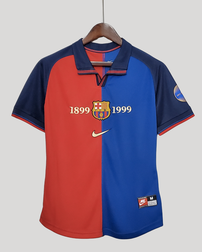 FC Barcelona - Jersey Retro 1999 Aniversario #100